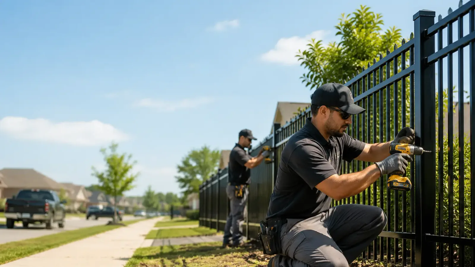 Metal Fence Installation in Williamsburg, MI